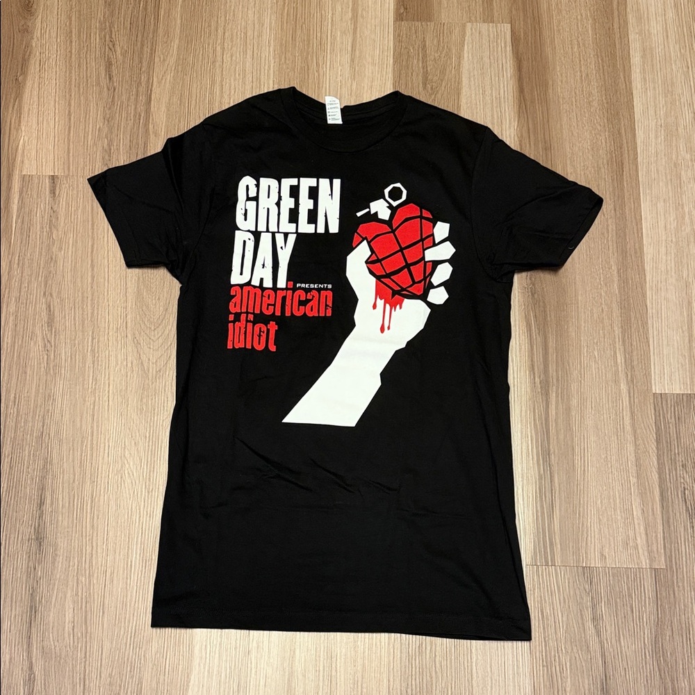 Brand New Green Day Black Graphic Tee